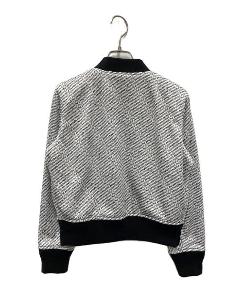 beautiful people（ビューティフルピープル）beautiful people (ビューティフルピープル) cotton nylon satin MA-1 ブラック サイズ:140の古着・服飾アイテム