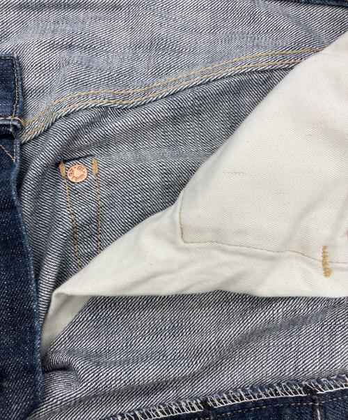 45rpm（45アールピーエム）45rpm (45アールピーエム) 再び6.5空比古比女(影色納戸 濃) デニムパンツ インディゴ サイズ:38の古着・服飾アイテム