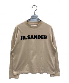 JIL SANDER（ジルサンダー）の古着「Logo L/S T-Shirt」｜ベージュ