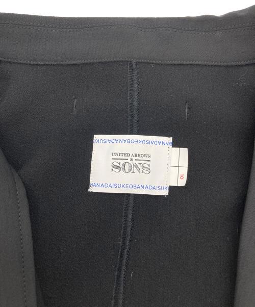 SONS by DAISUKE OBANA（サンズト尾花大輔）SONS by DAISUKE OBANA (サンズト尾花大輔) UNITED ARROWS TOKYO (ユナイテッドアローズトウキョウ) D/SL JACKET/ジャケット ブラック サイズ:S 未使用品の古着・服飾アイテム