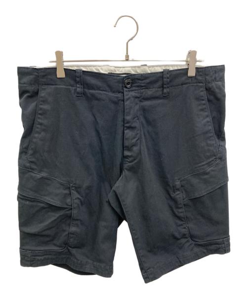 STONE ISLAND（ストーンアイランド）STONE ISLAND (ストーンアイランド) カーゴショートパンツ ブラック サイズ:W36の古着・服飾アイテム