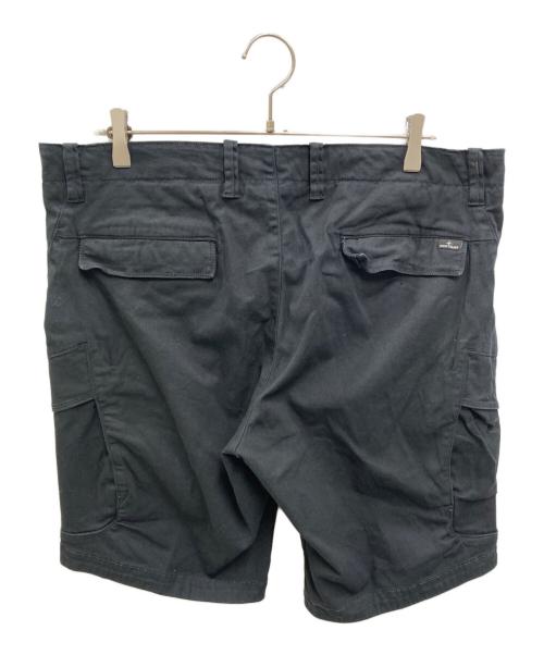 STONE ISLAND（ストーンアイランド）STONE ISLAND (ストーンアイランド) カーゴショートパンツ ブラック サイズ:W36の古着・服飾アイテム