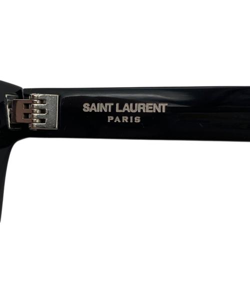 Saint Laurent Paris（サンローランパリ）Saint Laurent Paris (サンローランパリ) ウェリントン アイウェア ブラック サイズ:SIZE 49□20の古着・服飾アイテム