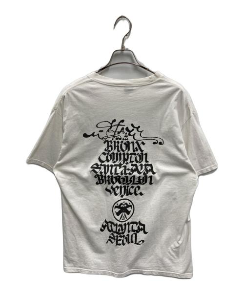 stussy（ステューシー）stussy (ステューシー) ROSTARR WORLD TOUR TEE ホワイト サイズ:Lの古着・服飾アイテム