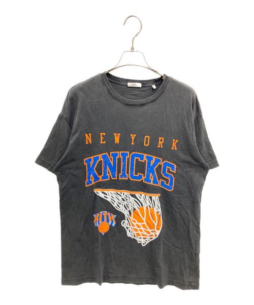 KITH（キス）KITH (キス) New York Knicks Basketball Vintage Tee ブラック サイズ:Mの古着・服飾アイテム