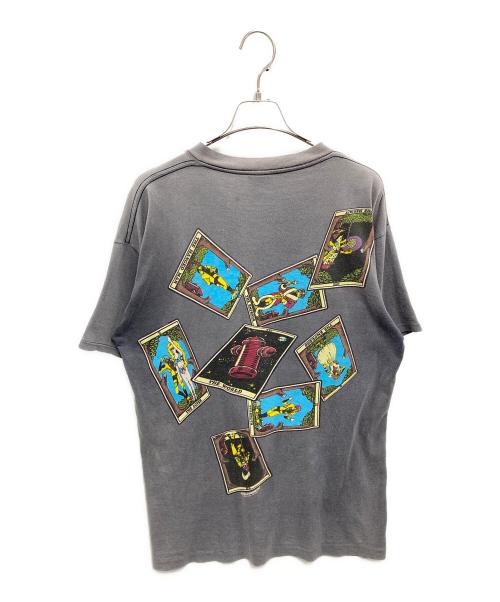 powell peralta（パウエルペラルタ）POWELL PERALTA (パウエルペラルタ) ［古着］Tarot Card プリントtシャツ グレー サイズ:Lの古着・服飾アイテム