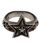 Cody Sandersonコディ・サンダーソン）の古着「コンボ・スター・スクエアリング」｜シルバー