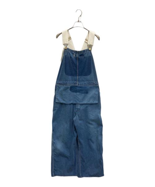 Dickies（ディッキーズ）Dickies (ディッキーズ) MADE by sunny side up (メイド バイ サニーサイドアップ) リメイクデニムオーバーオール インディゴ サイズ:2の古着・服飾アイテム