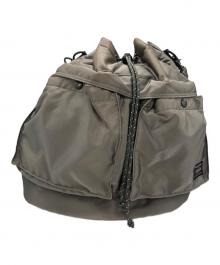 PORTER（ポーター）の古着「2WAY TOOL BAG(L)」｜シルバーグレー