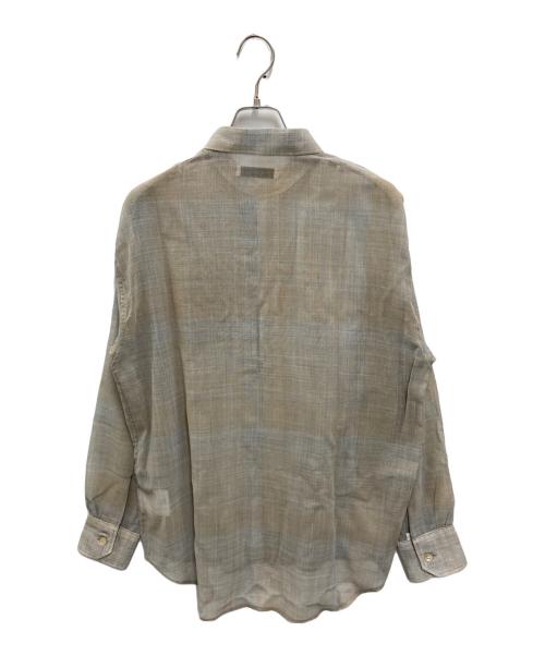 jieda（ジエダ）Jieda (ジエダ) CHECK SHIRT グレー サイズ:1の古着・服飾アイテム