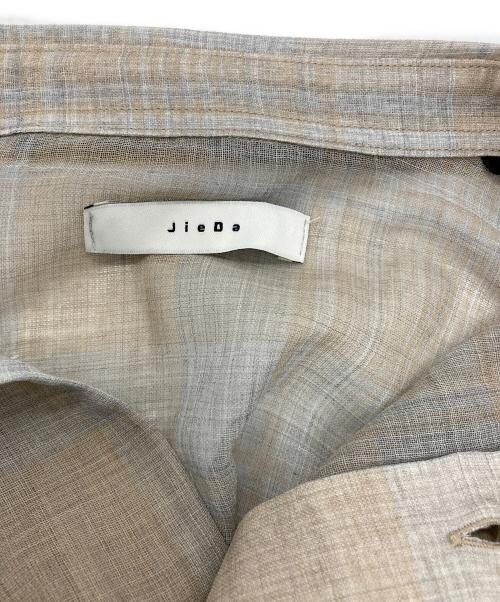 jieda（ジエダ）Jieda (ジエダ) CHECK SHIRT グレー サイズ:1の古着・服飾アイテム