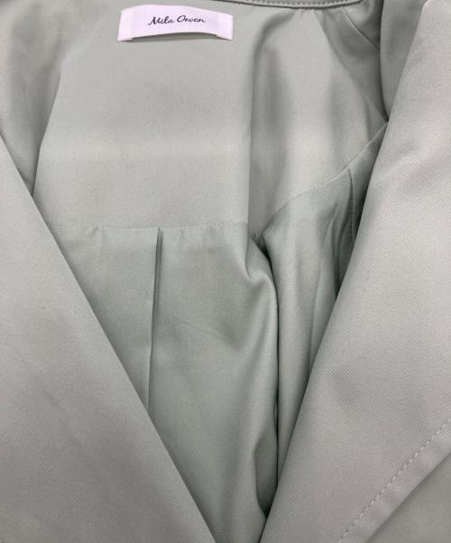 Mila Owen（ミラオーウェン）Mila Owen (ミラオーウェン) ダブルブレストショートトレンチコート グリーン サイズ:FREEの古着・服飾アイテム