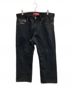 LEVI'S×eYe COMME des GARCONS JUNYAWATANABE MANリーバイス×アイ コム デ ギャルソン ジュンヤ ワタナベ マン）の古着「503ポケットレザーパンツ」｜ブラック