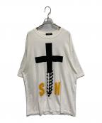 UNDERCOVER×JUN TAKAHASHIアンダーカバー×ジュンタカハシ）の古着「BIGTEE CROSS SCREW SN」｜ホワイト