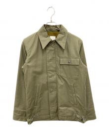 HOUSTON（ヒューストン）の古着「A-2 デッキジャケット」｜カーキ
