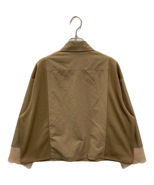 FRED PERRY（フレッドペリー）FRED PERRY (フレッドペリー) RAY BEAMS (レイ ビームス) 別注 シアー シャツ ブラウン サイズ:UK10の古着・服飾アイテム