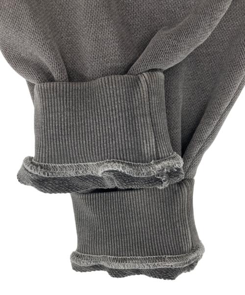 X-LARGE（エクストララージ）X-LARGE (エクストララージ) PIGMENT DYED EMBOSS LOGO ZIP HOODED SWEAT グレー サイズ:Lの古着・服飾アイテム