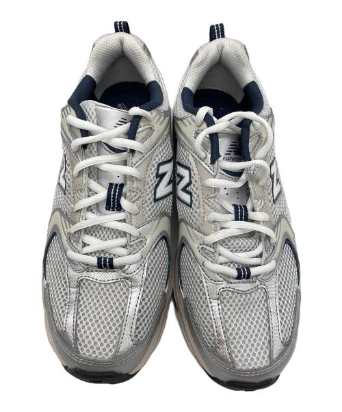 NEW BALANCE（ニューバランス）NEW BALANCE (ニューバランス) ローカットスニーカー ホワイト サイズ:25cmの古着・服飾アイテム
