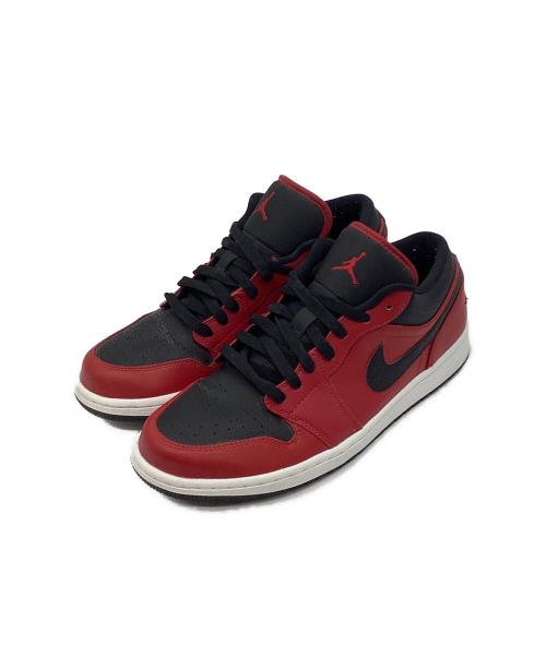 NIKE（ナイキ）NIKE (ナイキ) AIR JORDAN 1 LOW レッド×ブラック サイズ:US9.5の古着・服飾アイテム