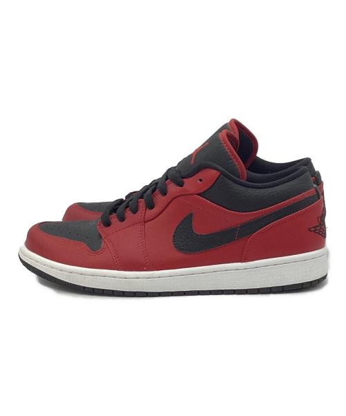 NIKE（ナイキ）NIKE (ナイキ) AIR JORDAN 1 LOW レッド×ブラック サイズ:US9.5の古着・服飾アイテム