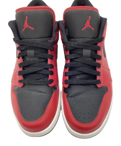 NIKE（ナイキ）NIKE (ナイキ) AIR JORDAN 1 LOW レッド×ブラック サイズ:US9.5の古着・服飾アイテム