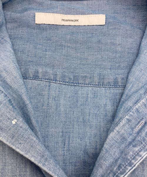 FRAMeWORK（フレームワーク）FRAMeWORK (フレームワーク) ダンガリーシャツ インディゴ サイズ:FREEの古着・服飾アイテム