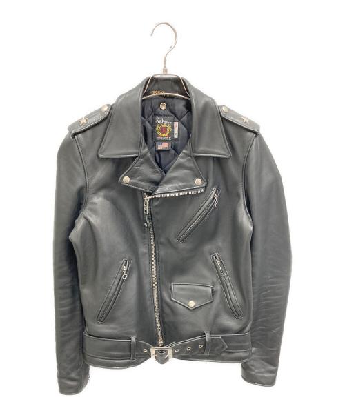 Schott（ショット）Schott (ショット) 613UST VINTAGE ONESTAR ライダースジャケット TALL ブラック サイズ:36の古着・服飾アイテム