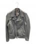 Schott（ショット）の古着「613UST VINTAGE ONESTAR ライダースジャケット TALL」｜ブラック
