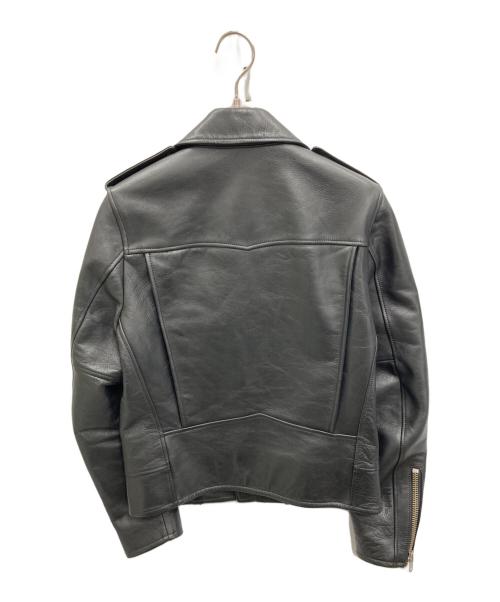 Rags McGREGOR（ラグスマックレガー）Rags McGREGOR (ラグスマックレガー) DOUBLE RIDER'S LEATHER JACKET ブラック サイズ:Mの古着・服飾アイテム
