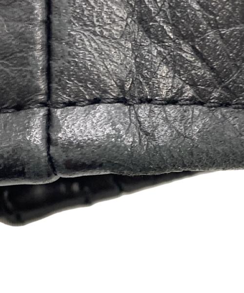 Rags McGREGOR（ラグスマックレガー）Rags McGREGOR (ラグスマックレガー) DOUBLE RIDER'S LEATHER JACKET ブラック サイズ:Mの古着・服飾アイテム