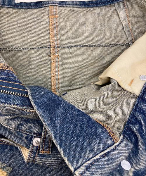 PRANK PROJECT（プランクプロジェクト）PRANK PROJECT (プランクプロジェクト) Crushed Mermaid Denim Skirt インディゴ サイズ:38の古着・服飾アイテム