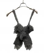 J1U by LA BELLE ETUDEジユウバイラベルエチュード）の古着「ギャザーチュールフリルビスチェ」｜グレー