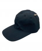 bodysong.ボディソング）の古着「METAL-LIKE SHAPE MEMORY CAP」｜ブラック