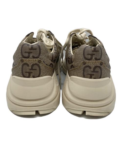 GUCCI（グッチ）GUCCI (グッチ) 100ライトンスニーカー ベージュ サイズ:SIZE 38 1/2の古着・服飾アイテム