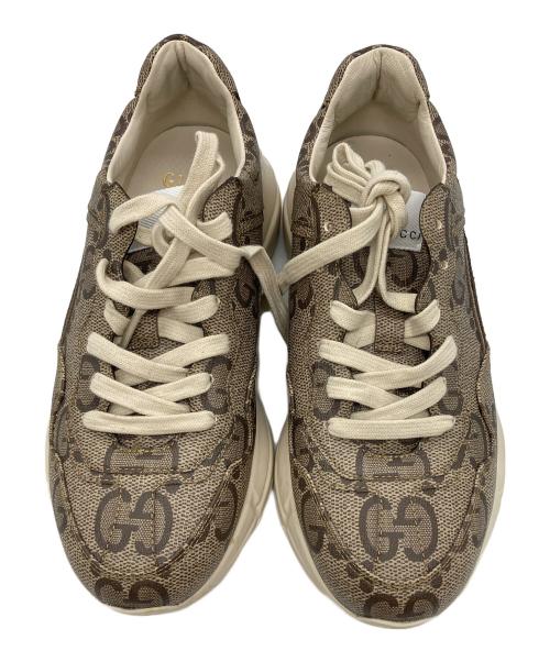 GUCCI（グッチ）GUCCI (グッチ) 100ライトンスニーカー ベージュ サイズ:SIZE 38 1/2の古着・服飾アイテム