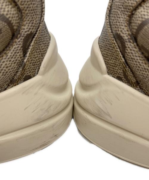 GUCCI（グッチ）GUCCI (グッチ) 100ライトンスニーカー ベージュ サイズ:SIZE 38 1/2の古着・服飾アイテム