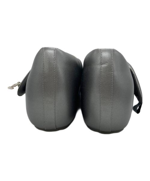 GRAPE（グレープ）GRAPE (グレープ) Wing Platform Shoes シルバー サイズ:24.5cmの古着・服飾アイテム