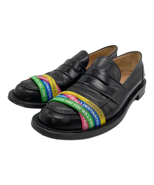 J.W.ANDERSON（ジェイダブリューアンダーソン）J.W.ANDERSON (ジェイダブリューアンダーソン) Elastic Loafers ブラック サイズ:SIZE 39の古着・服飾アイテム