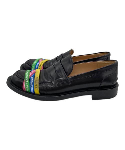J.W.ANDERSON（ジェイダブリューアンダーソン）J.W.ANDERSON (ジェイダブリューアンダーソン) Elastic Loafers ブラック サイズ:SIZE 39の古着・服飾アイテム