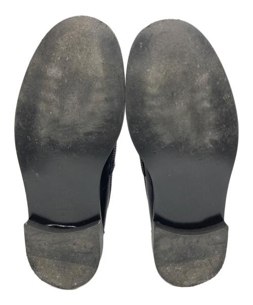 J.W.ANDERSON（ジェイダブリューアンダーソン）J.W.ANDERSON (ジェイダブリューアンダーソン) Elastic Loafers ブラック サイズ:SIZE 39の古着・服飾アイテム