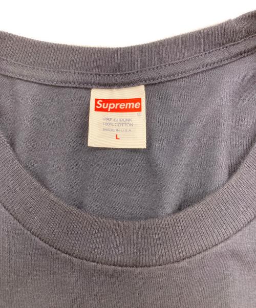 SUPREME（シュプリーム）Supreme (シュプリーム) First Tee ネイビー サイズ:Lの古着・服飾アイテム