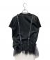 noir kei ninomiya (ノワール ケイ ニノミヤ) tulle-detailing T-shirt ブラック サイズ:SIZE M 未使用品：25000円