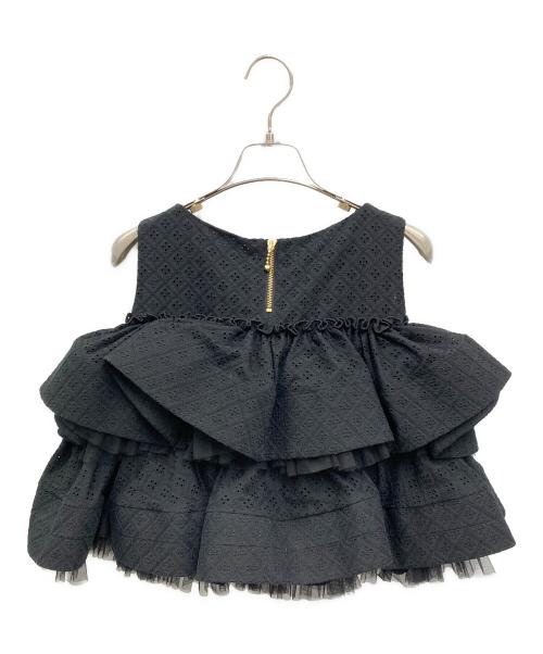 sheller（シェリエ）sheller (シェリエ) BLOOM cotton lace tops ブラック サイズ:FREE 未使用品の古着・服飾アイテム