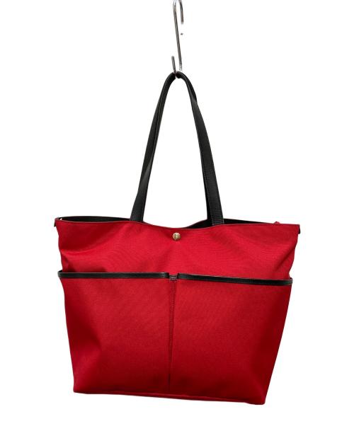 Breath TOPKAPI（ブレストプカピ）Breath TOPKAPI (ブレストプカピ) Roughly A4 トートバッグ レッドの古着・服飾アイテム