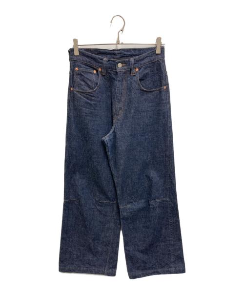 FULLCOUNT（フルカウント）FULLCOUNT (フルカウント) Women's Oxford Baggy Denim Raw インディゴ サイズ:W27の古着・服飾アイテム