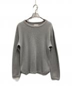 FULLCOUNTフルカウント）の古着「Heavyweight Waffle Longsleeve T Shirt」｜グレー