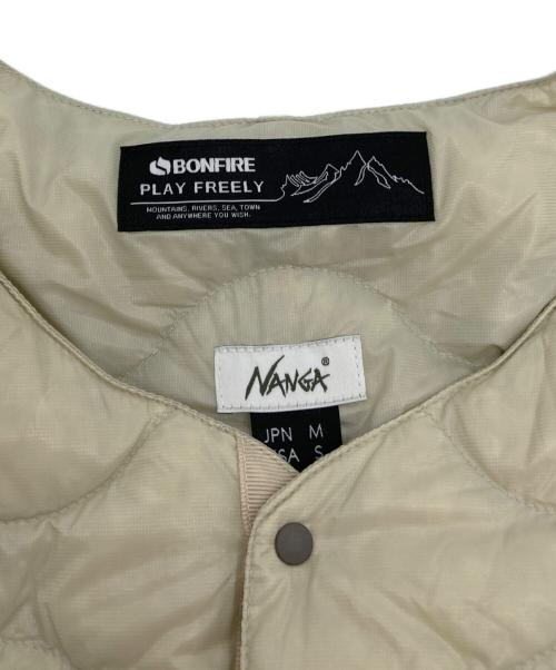 NANGA（ナンガ）NANGA (ナンガ) BONFIRE (ボンファイア) ダウンジャケット アイボリー サイズ:M 未使用品の古着・服飾アイテム