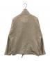 AURALEE (オーラリー) WOOL HAIRLINE LIGHT TWEED ZIP BLOUSON ベージュ サイズ:3：28000円