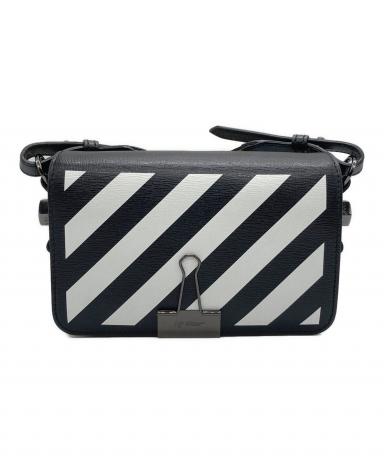 OFF-WHITE ボディバッグ ブラック オフホワイト 中古 正規品 off white（オフホワイト） ボディバッグ OMNA110E20FAB0011000