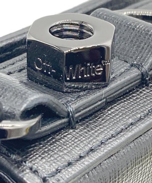 OFFWHITE（オフホワイト）OFFWHITE (オフホワイト) DIAG MINI FLAPショルダーバッグ ブラックの古着・服飾アイテム